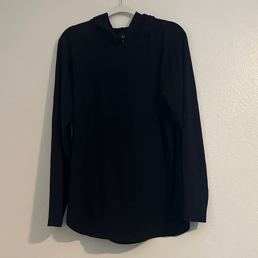 CUTS Black Long Sleeve Hooded Shirt Large - Picture 2 of 5